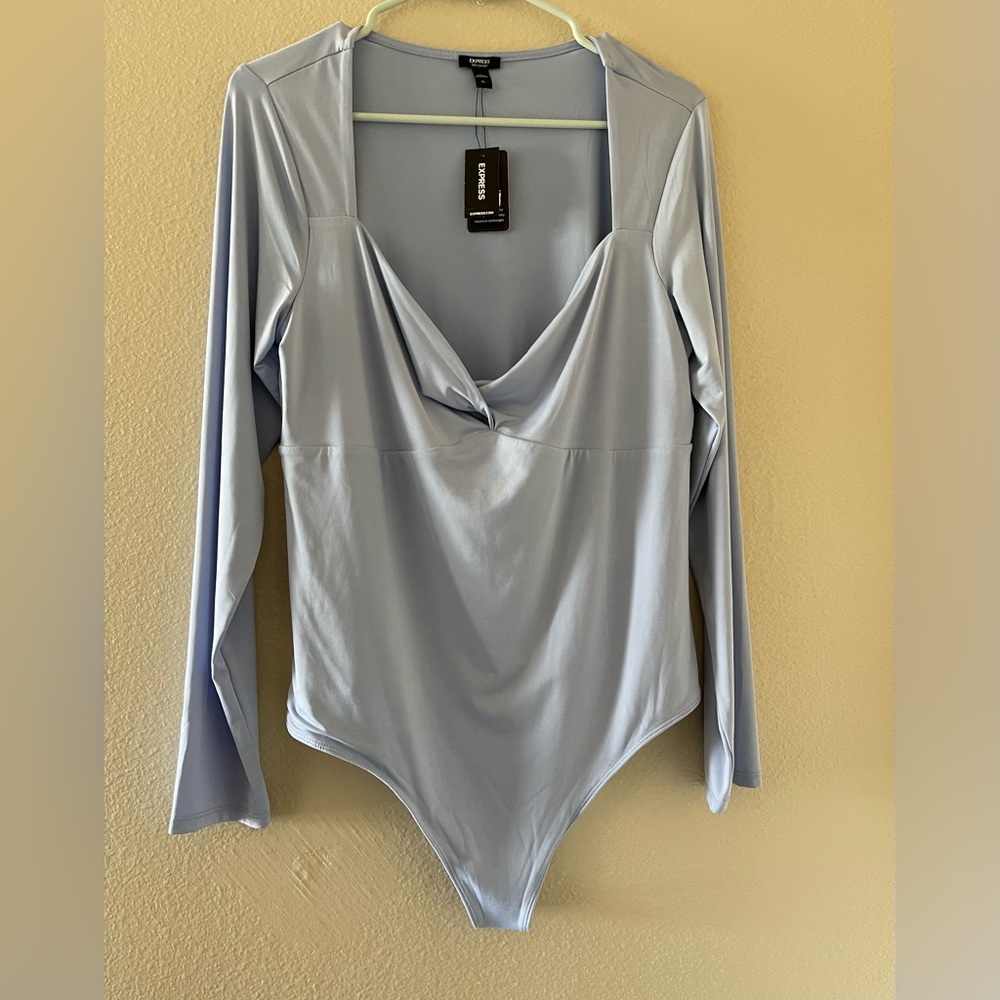 EXPRESS Body Contour Front Thong Bodysuit - Picture 2 of 5
